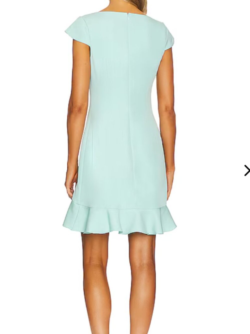 BCBGeneration Cap Sleeve Mini Dress in Robins Egg Pastel Blue/green NWT - Picture 3 of 9